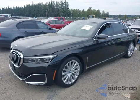 2020 BMW 740 z USA, uszkodzony, nr VIN WBA7T2C0XLCD53524